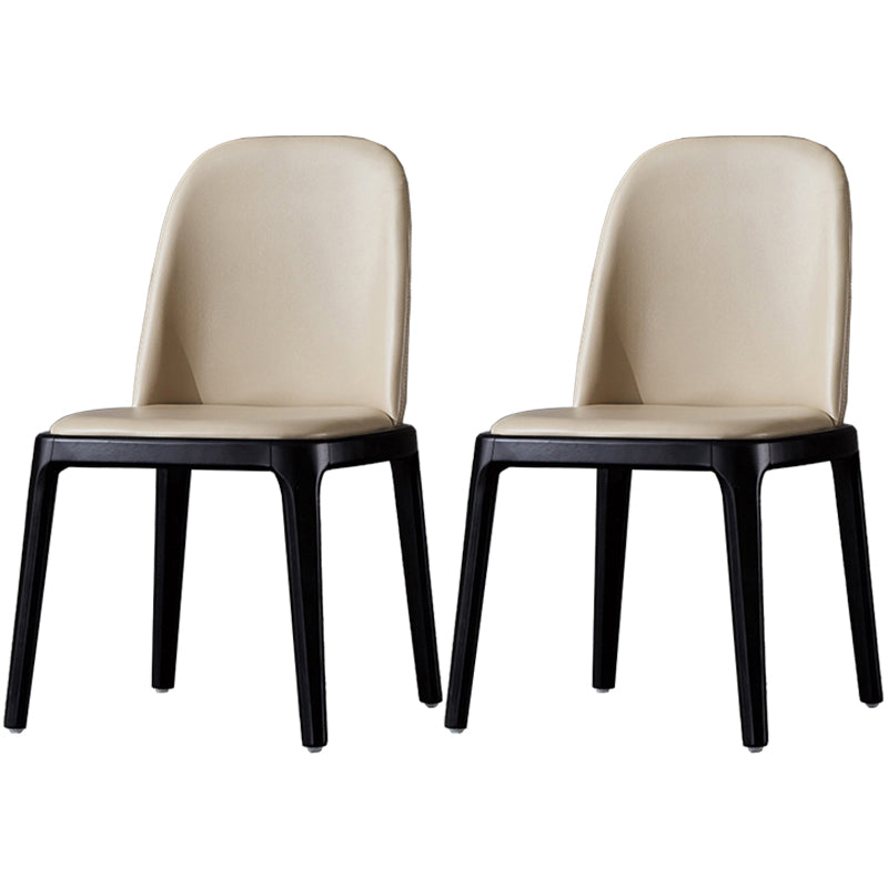Ensemble de chaises en bois pour salle à manger et cuisine scandinave Glam, ensemble de chaises d'appoint à dossier solide