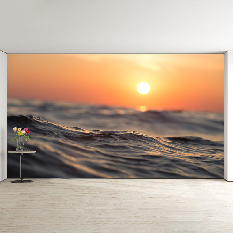 Beautiful Sea Wall Decor Mural Moisture Resistant Living Room Wall Covering