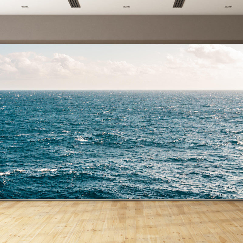Beautiful Sea Wall Decor Mural Moisture Resistant Living Room Wall Covering