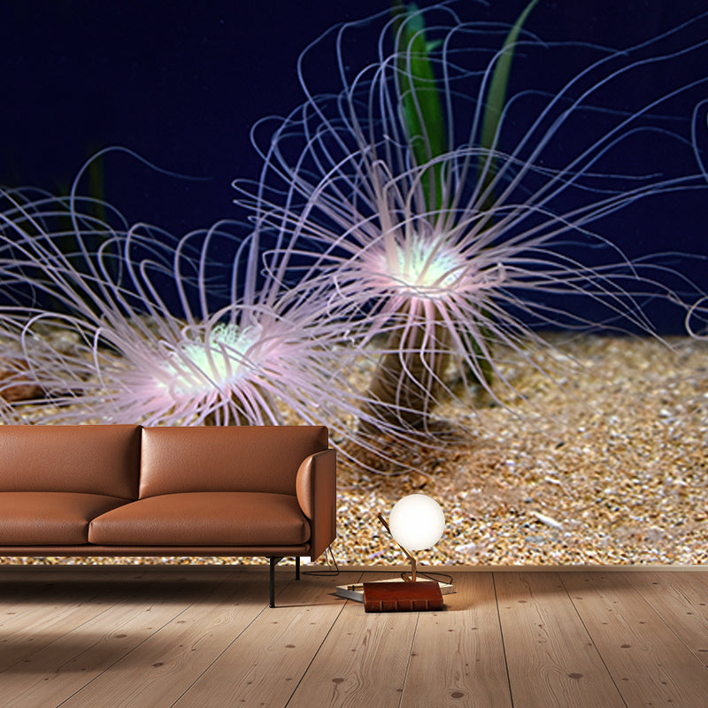 Customized Tropical Underwater World Mural Wallpaper Mildew Resistant for Wall Decor