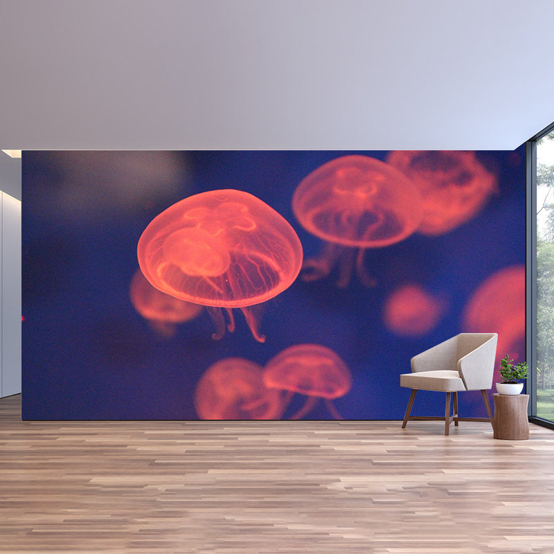 Customized Tropical Underwater World Mural Wallpaper Mildew Resistant for Wall Decor
