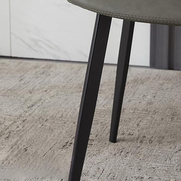 Modern Kitchen Black Sintered Stone Furniture of Standard Height Formal Dining Room Table Set