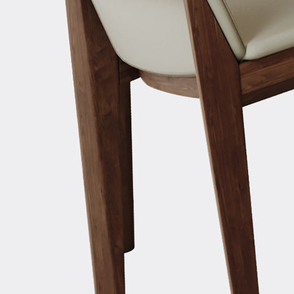 Modern Style Sintered Stone Dining Table with Rectangle Shape Table and 4 Solid Wood Legs Base