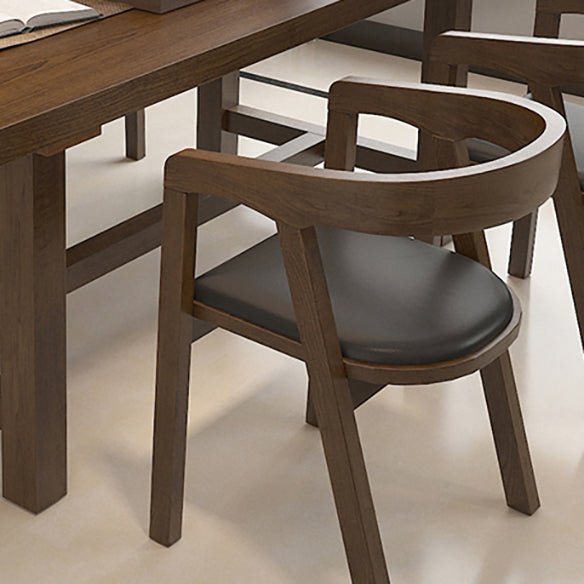 Farmhouse Style Kitchen Sintered Stone Furniture of Standard Height Formal Dining Room Table Set