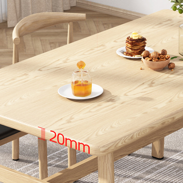 Modern Style Wooden Dining Room Set Standard Height Home Dining Table Furniture