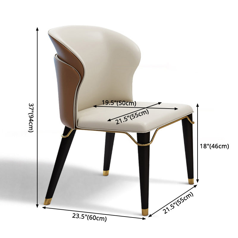 Chaise de salle à manger en bois massif de Style nordique, fauteuil à oreilles pour usage domestique