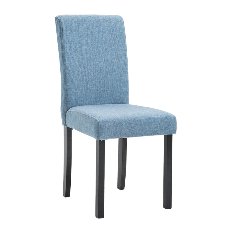Contemporary Home Side Chair Parsons Back Upholstered Wood Dining Room Chair