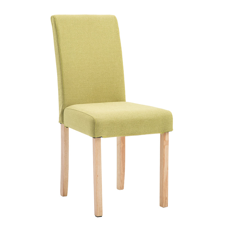 Contemporary Home Side Chair Parsons Back Upholstered Wood Dining Room Chair