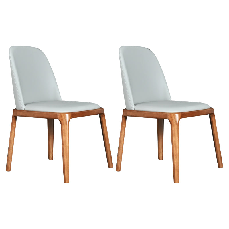 Wood Industrial Dining Chair with Color Cushion Solid Chair for Dining Room