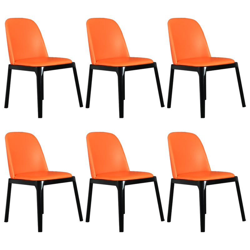 Wood Industrial Dining Chair with Color Cushion Solid Chair for Dining Room