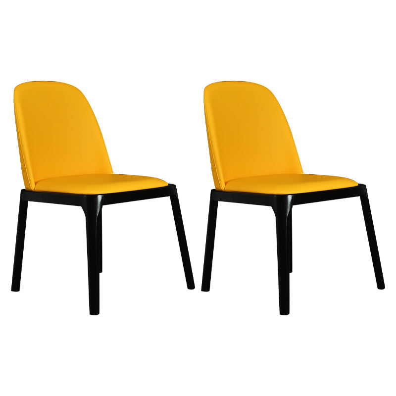 Wood Industrial Dining Chair with Color Cushion Solid Chair for Dining Room