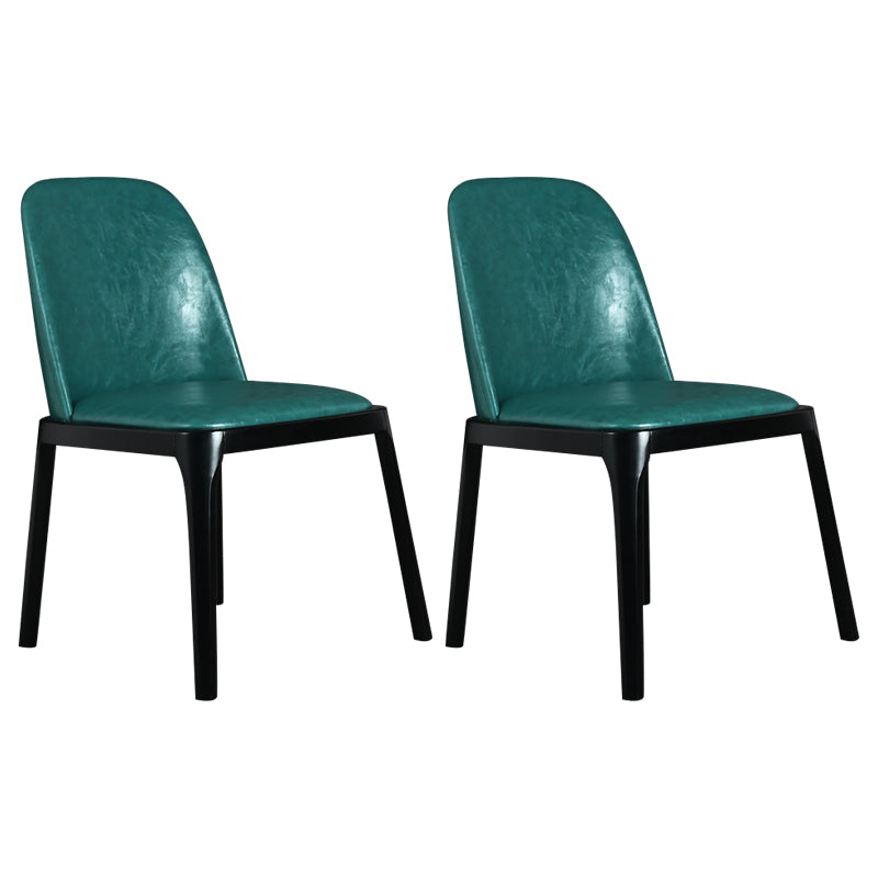 Wood Industrial Dining Chair with Color Cushion Solid Chair for Dining Room
