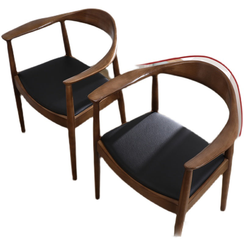 Chaise de salle à manger moderne de 20 pouces de large, avec 4 pieds en bois, pour usage domestique