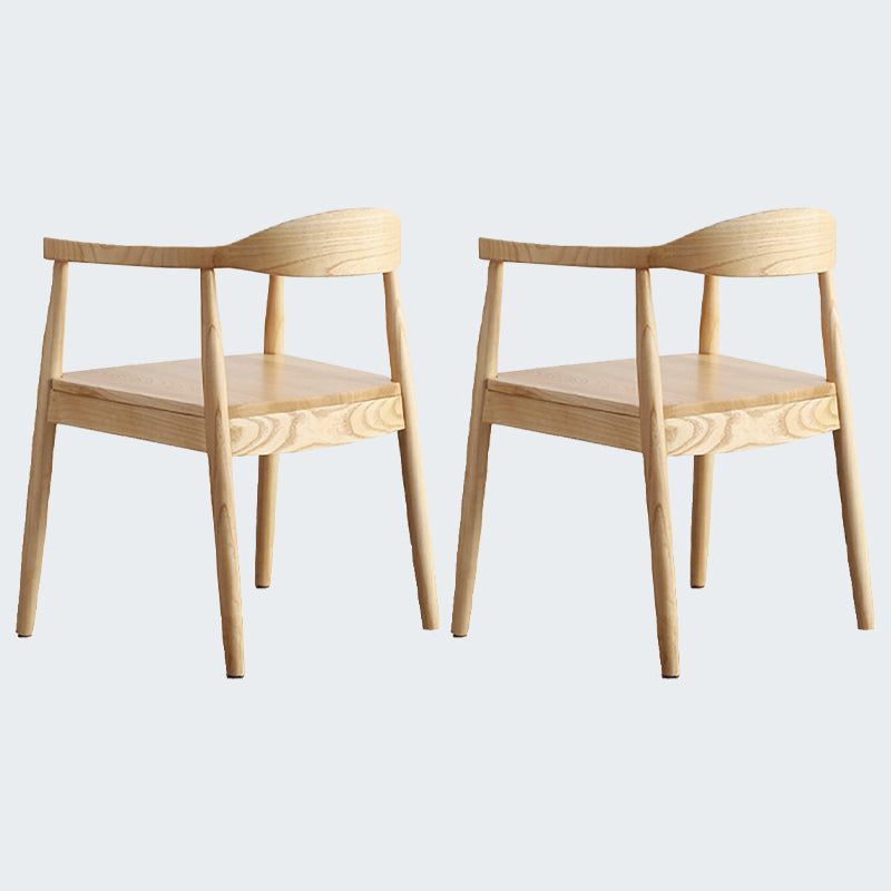 Chaise de salle à manger moderne de 20 pouces de large, avec 4 pieds en bois, pour usage domestique