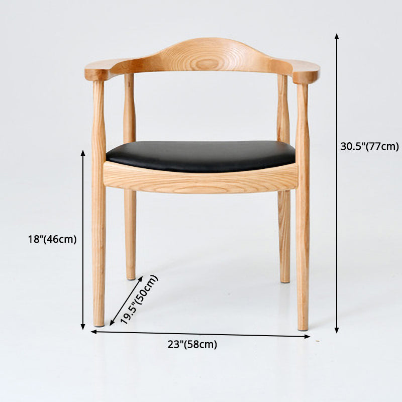 Chaise de salle à manger moderne de 20 pouces de large, avec 4 pieds en bois, pour usage domestique