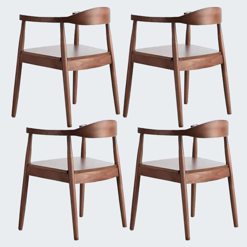 Chaise de salle à manger moderne de 20 pouces de large, avec 4 pieds en bois, pour usage domestique