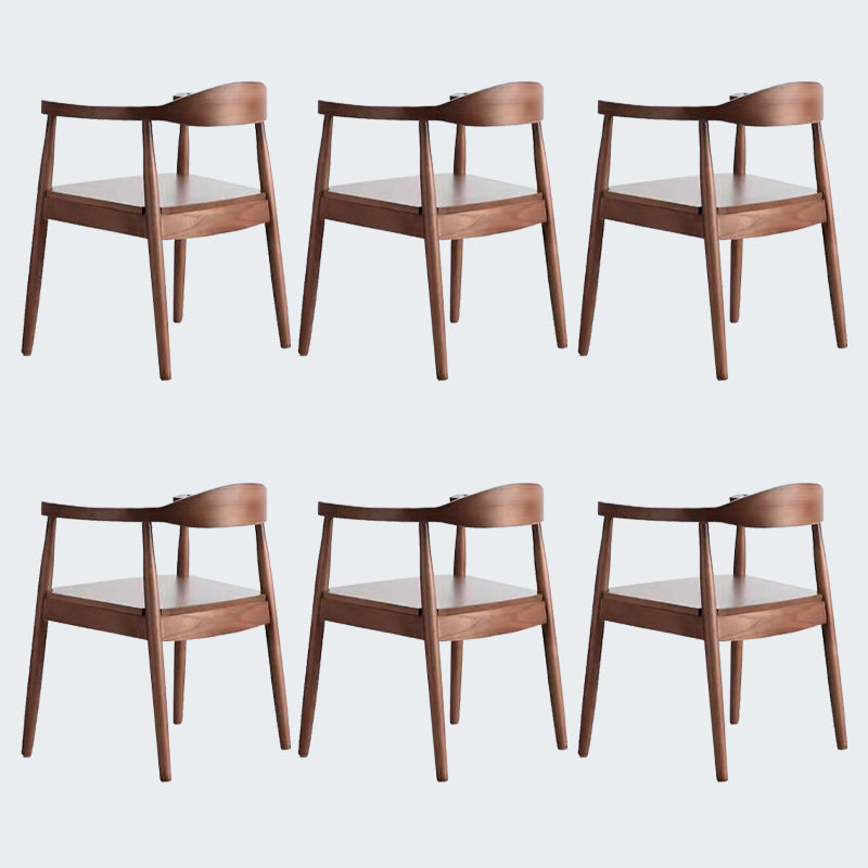 Chaise de salle à manger moderne de 20 pouces de large, avec 4 pieds en bois, pour usage domestique