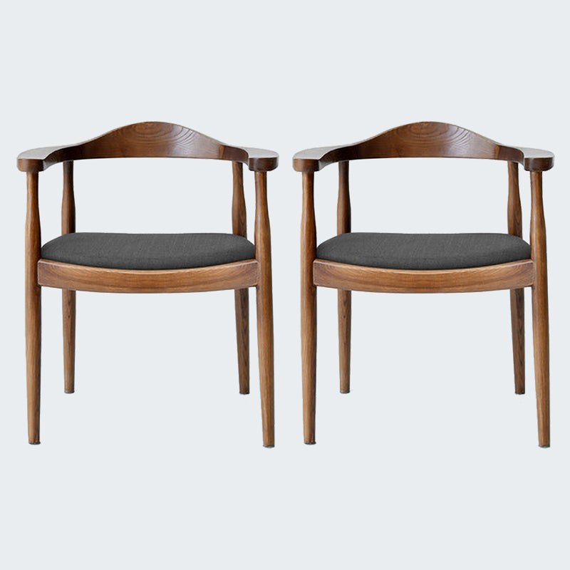 Chaise de salle à manger moderne de 20 pouces de large, avec 4 pieds en bois, pour usage domestique