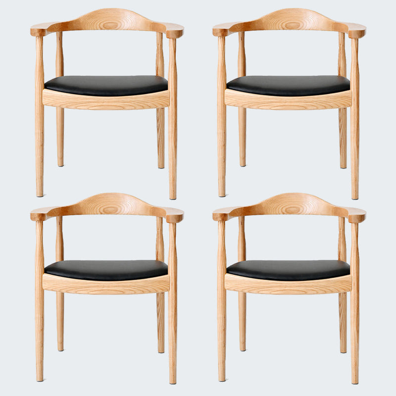 Chaise de salle à manger moderne de 20 pouces de large, avec 4 pieds en bois, pour usage domestique