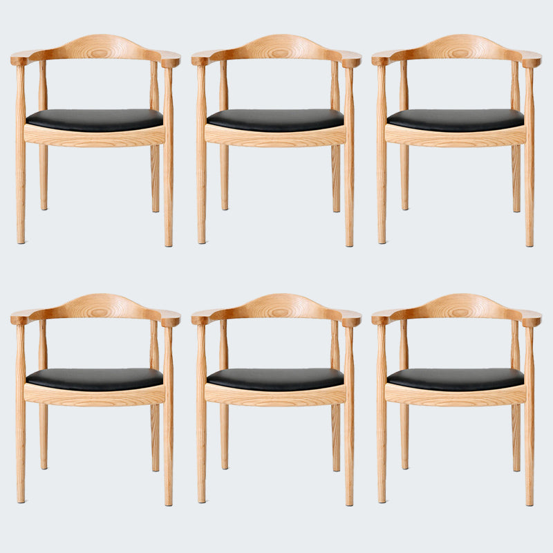 Chaise de salle à manger moderne de 20 pouces de large, avec 4 pieds en bois, pour usage domestique