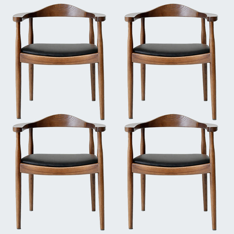Chaise de salle à manger moderne de 20 pouces de large, avec 4 pieds en bois, pour usage domestique