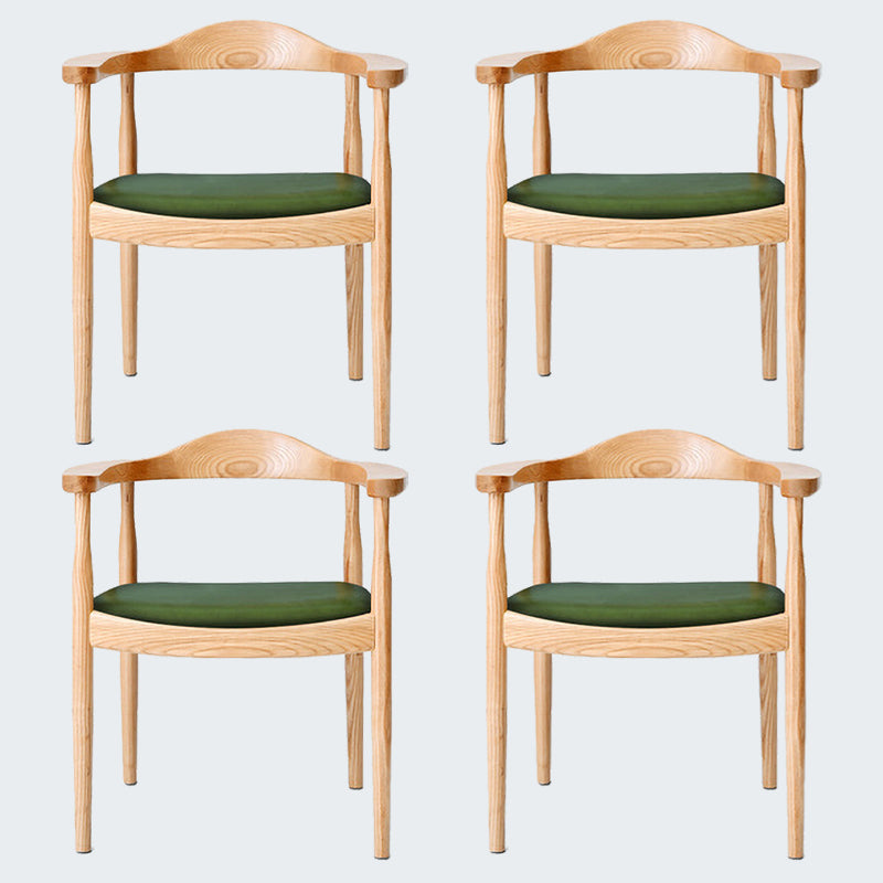 Chaise de salle à manger moderne de 20 pouces de large, avec 4 pieds en bois, pour usage domestique