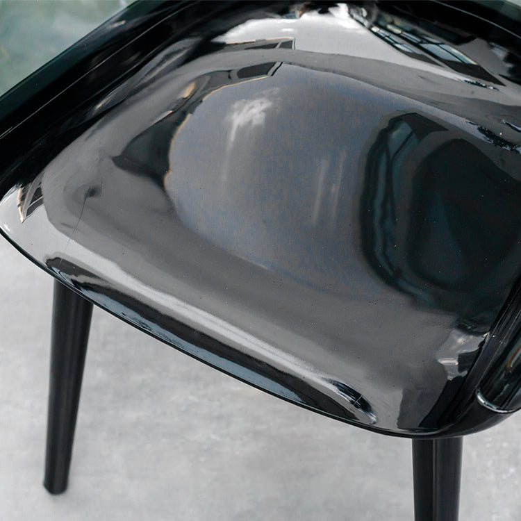 Contemporary Plastic Indoor-Outdoor Chair of 23'' Wide Dining Arm Chair