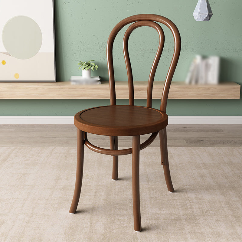 Modern Kitchen Windsor Back Dining Side Chair Solid Wood Dining Side Chair