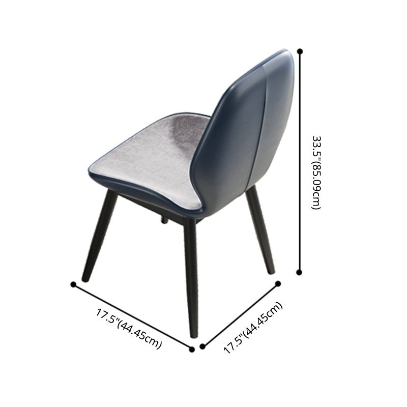 Modern Sintered Stone Table Set of 5/7 with Rectangle Table Dining Set with PU Leather Chairs