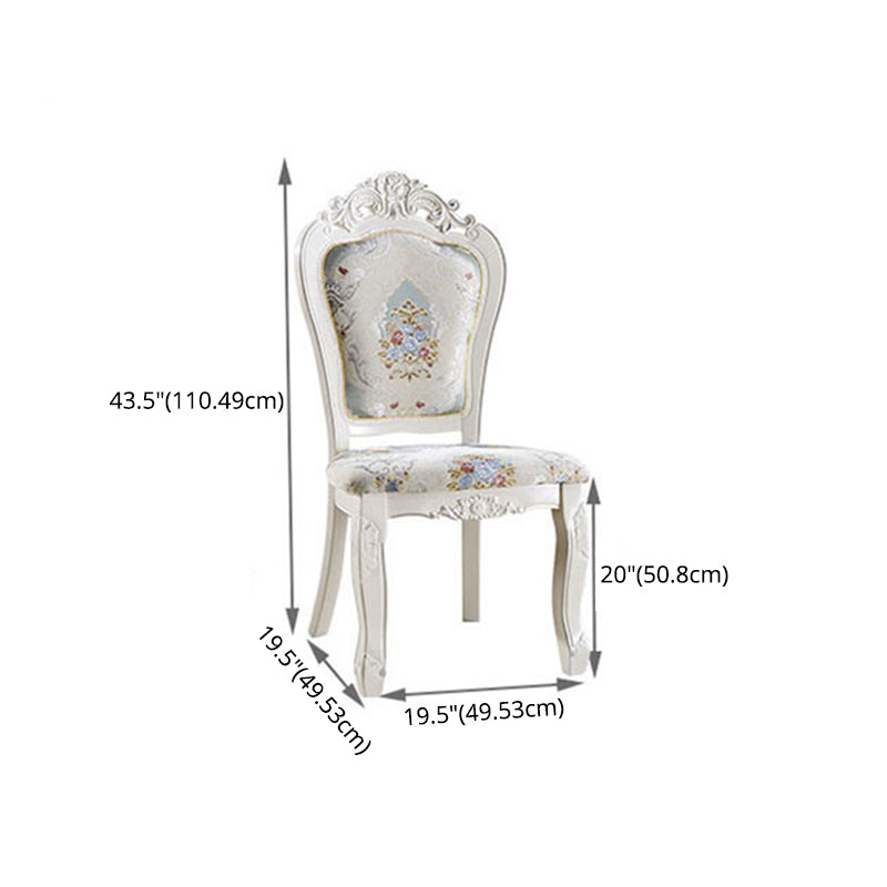 Glam Style Kitchen Marble Top Furniture of Standard Height Formal Dining RoomTable Set