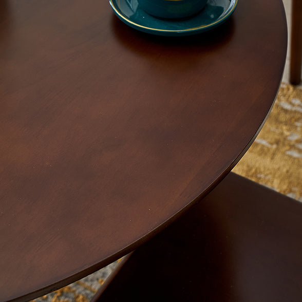 Modern Style Solid Wood Dining Room Set with Round Table Home Dining Table Furniture