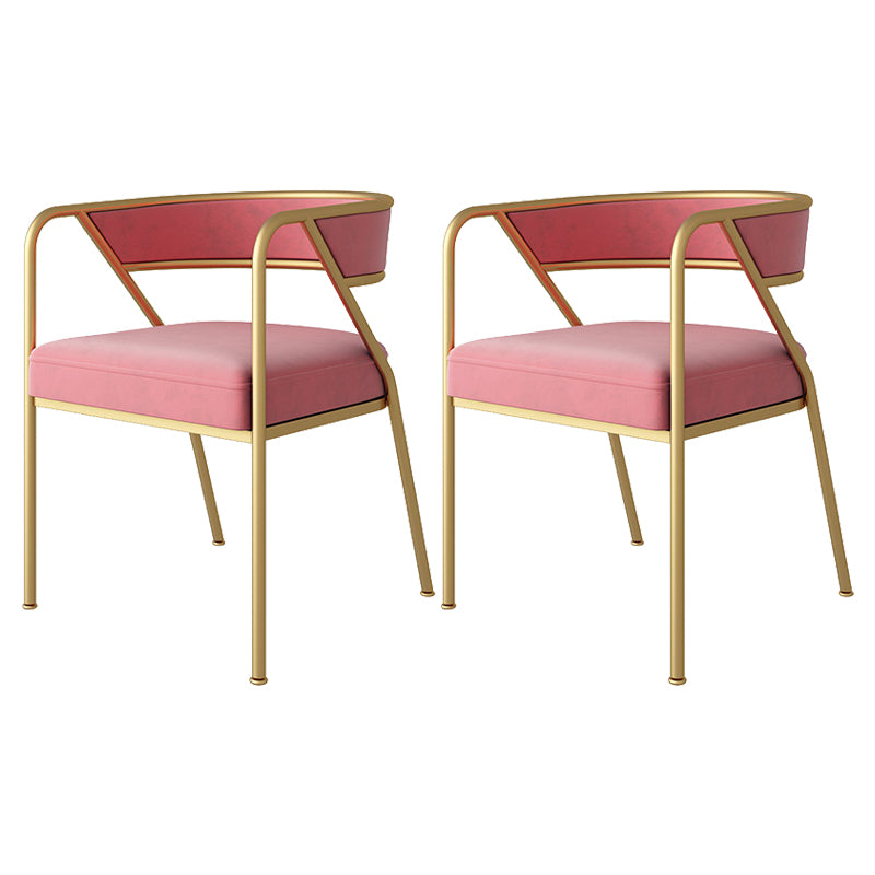 Chaise de salle à manger en métal de Style industriel, chaise d'appoint empilable à dossier ouvert pour la maison