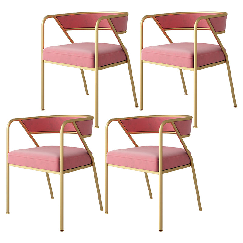 Chaise de salle à manger en métal de Style industriel, chaise d'appoint empilable à dossier ouvert pour la maison