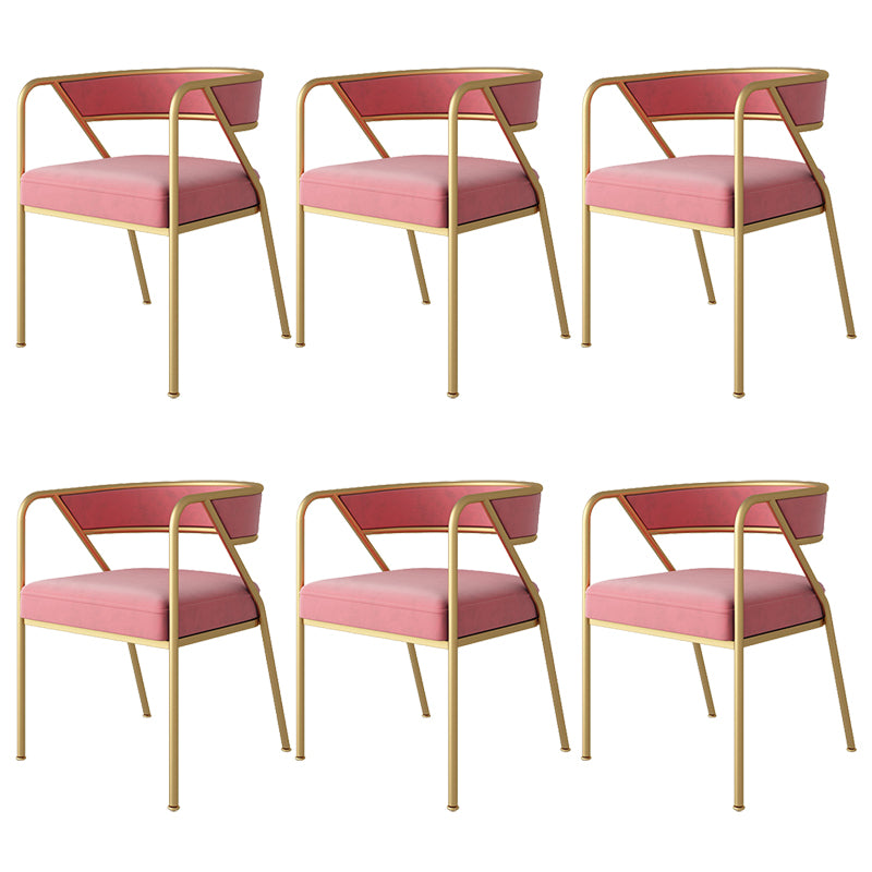 Chaise de salle à manger en métal de Style industriel, chaise d'appoint empilable à dossier ouvert pour la maison