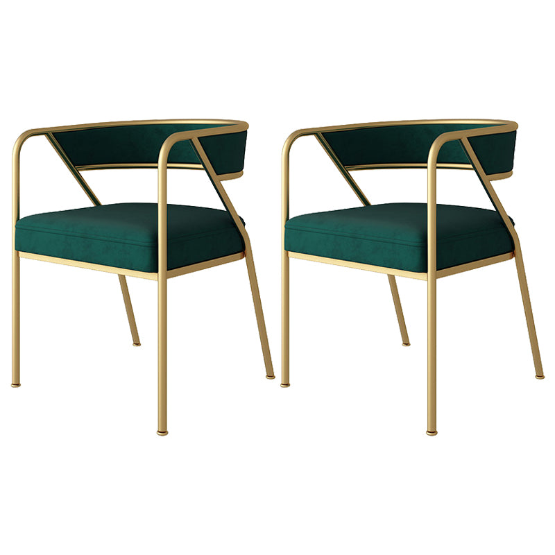 Chaise de salle à manger en métal de Style industriel, chaise d'appoint empilable à dossier ouvert pour la maison