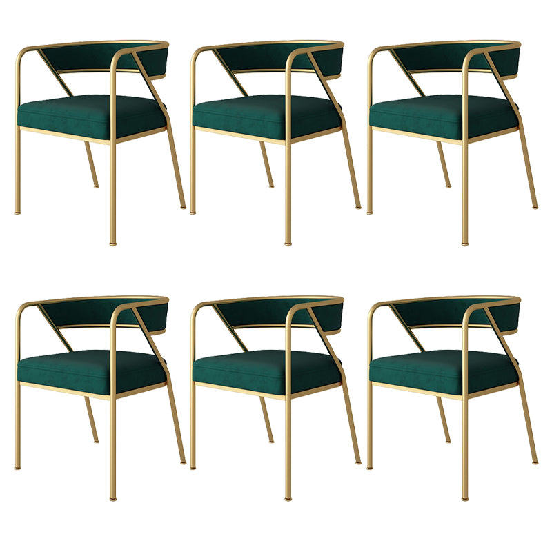 Chaise de salle à manger en métal de Style industriel, chaise d'appoint empilable à dossier ouvert pour la maison