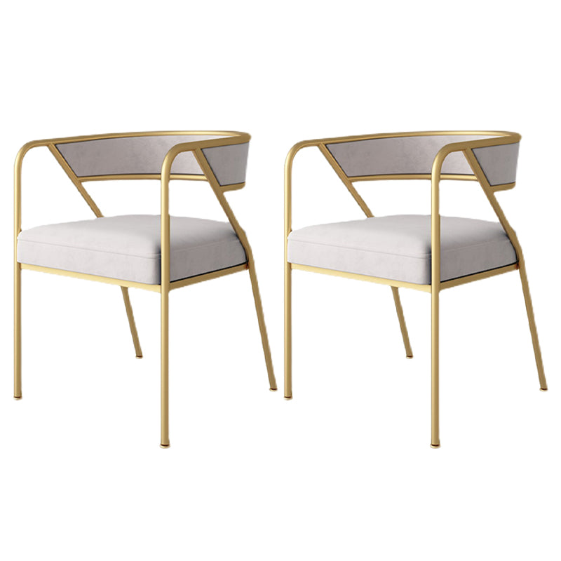 Chaise de salle à manger en métal de Style industriel, chaise d'appoint empilable à dossier ouvert pour la maison