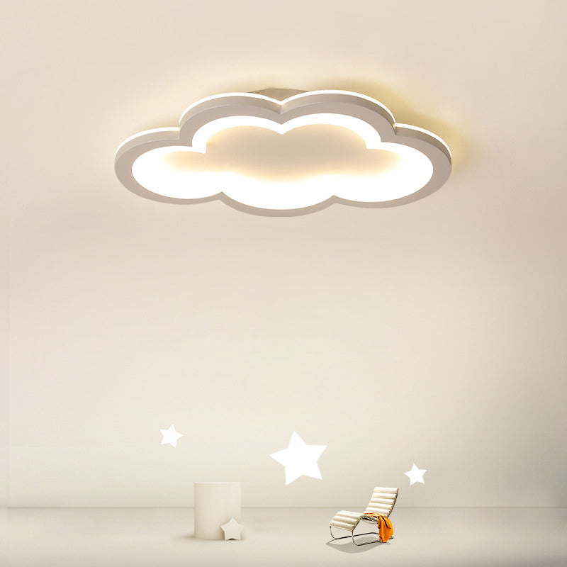Joli plafonnier LED à motif de nuage, plafonnier pour chambre d'enfant