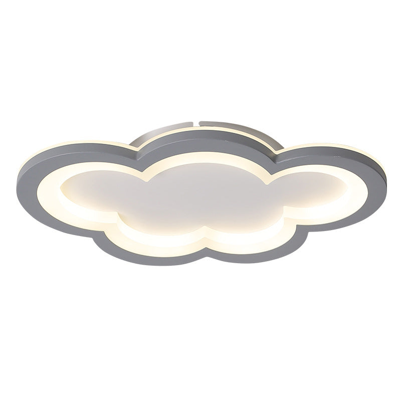 Joli plafonnier LED à motif de nuage, plafonnier pour chambre d'enfant