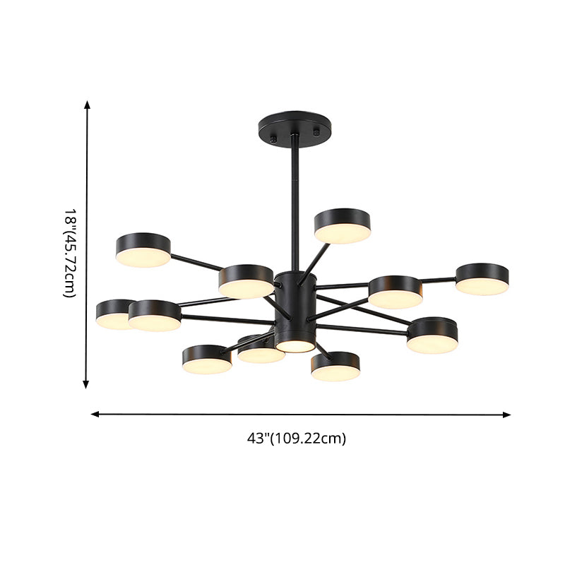 Lampada il lampadario Sputnik Light Segnalizzazione moderna Simplicità Acrilico Acrilico Illuminazione per il ristorante