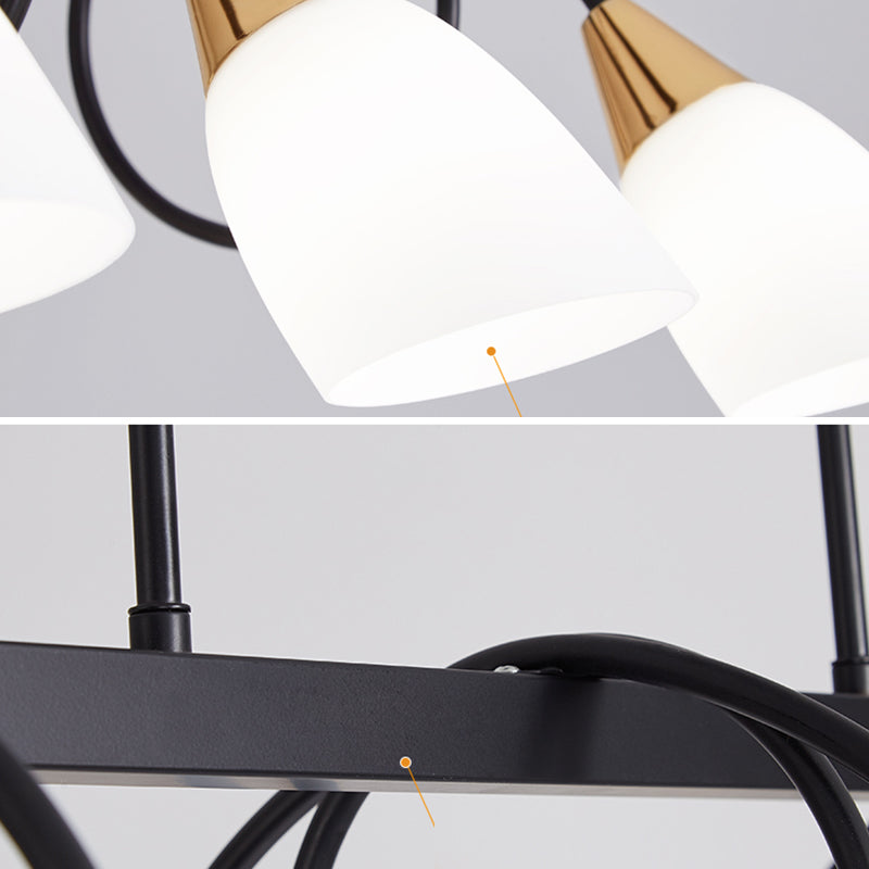 CONICAL ISLANDE LAMONO LIGHTERE MODERNO MODERNO MODERNO CAMERA PENSA PENDANTE SCHEDA