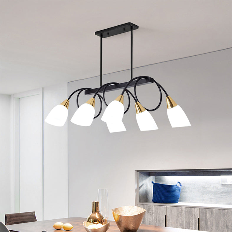 CONICAL ISLANDE LAMONO LIGHTERE MODERNO MODERNO MODERNO CAMERA PENSA PENDANTE SCHEDA