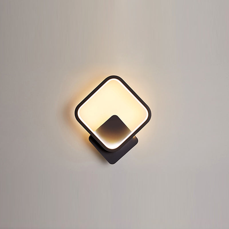 Apparecchi di illuminazione a LED in illuminazione montata in stile moderno nero/nero