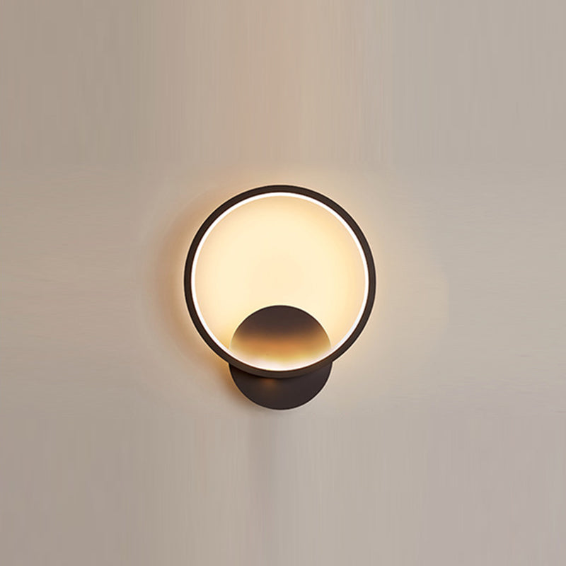 Apparecchi di illuminazione a LED in illuminazione montata in stile moderno nero/nero