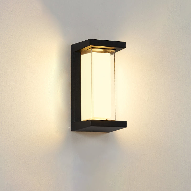 2 dimensioni per la lampada moderna opzionale per illuminazione calda/bianca esterna