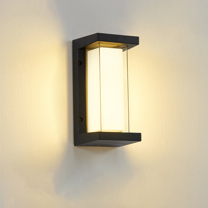 2 dimensioni per la lampada moderna opzionale per illuminazione calda/bianca esterna