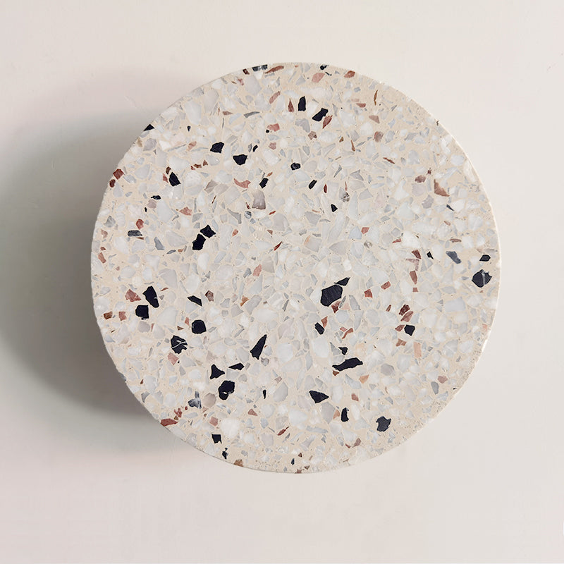 Round Simplicity Light Fixture Indoor Warm Lighting Fixtures in Gray for Bedroom