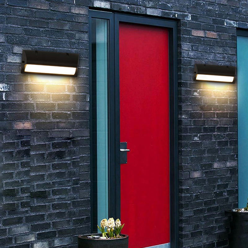 Minimalistische Leuchten wasserdichte Außenbeleuchtungskörper mit Acrylschatten