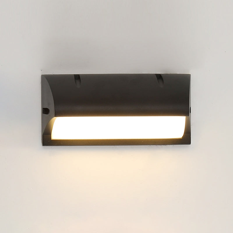 Minimalistische Leuchten wasserdichte Außenbeleuchtungskörper mit Acrylschatten