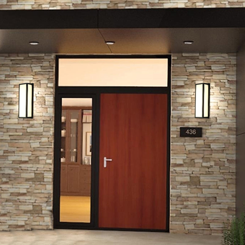 Minimalistische Leuchten wasserdichte Außenbeleuchtungskörper mit Acrylschatten